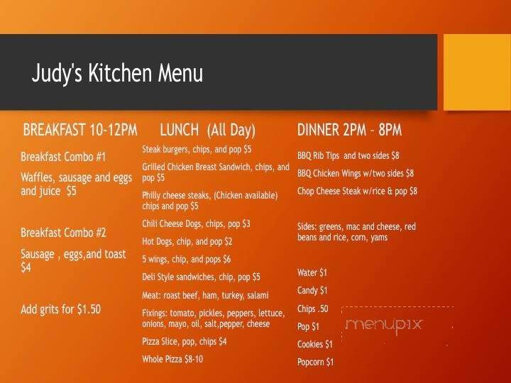 Judy's Kitchen - Saint Paul, MN menu_pic