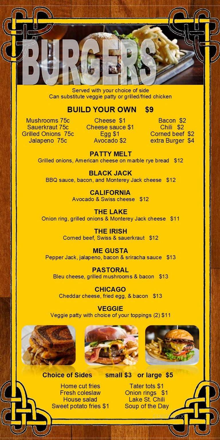 Lake Street Pub - Roselle, IL menu_pic