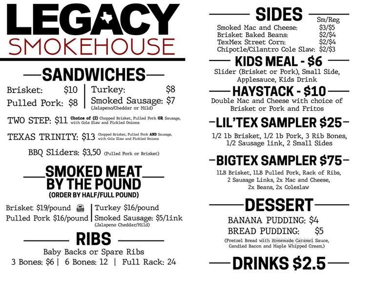 Legacy Smokehouse - Columbus, OH