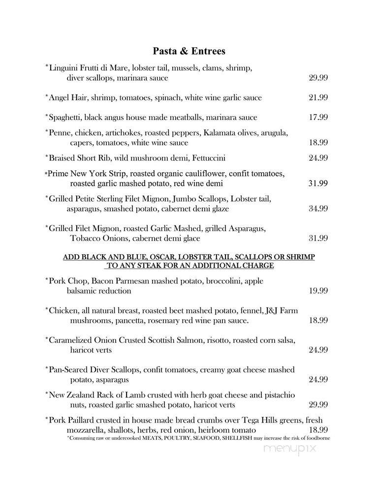 Lily's Bistro - Lake Wylie, SC menu_pic