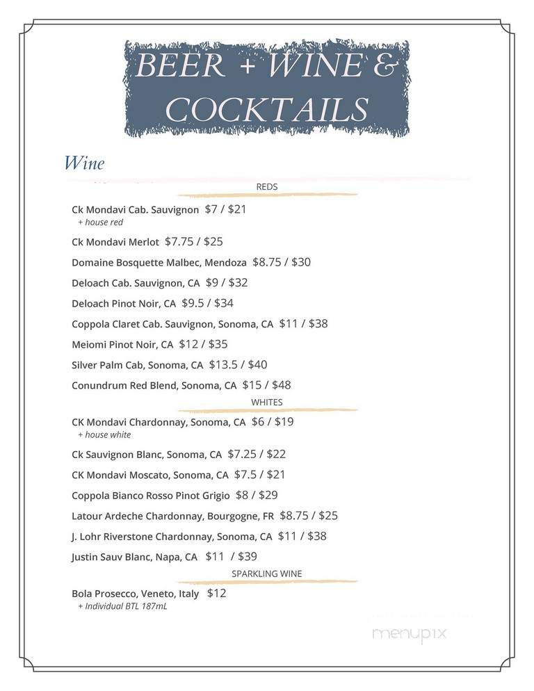 Local On North - Canton, GA menu_pic