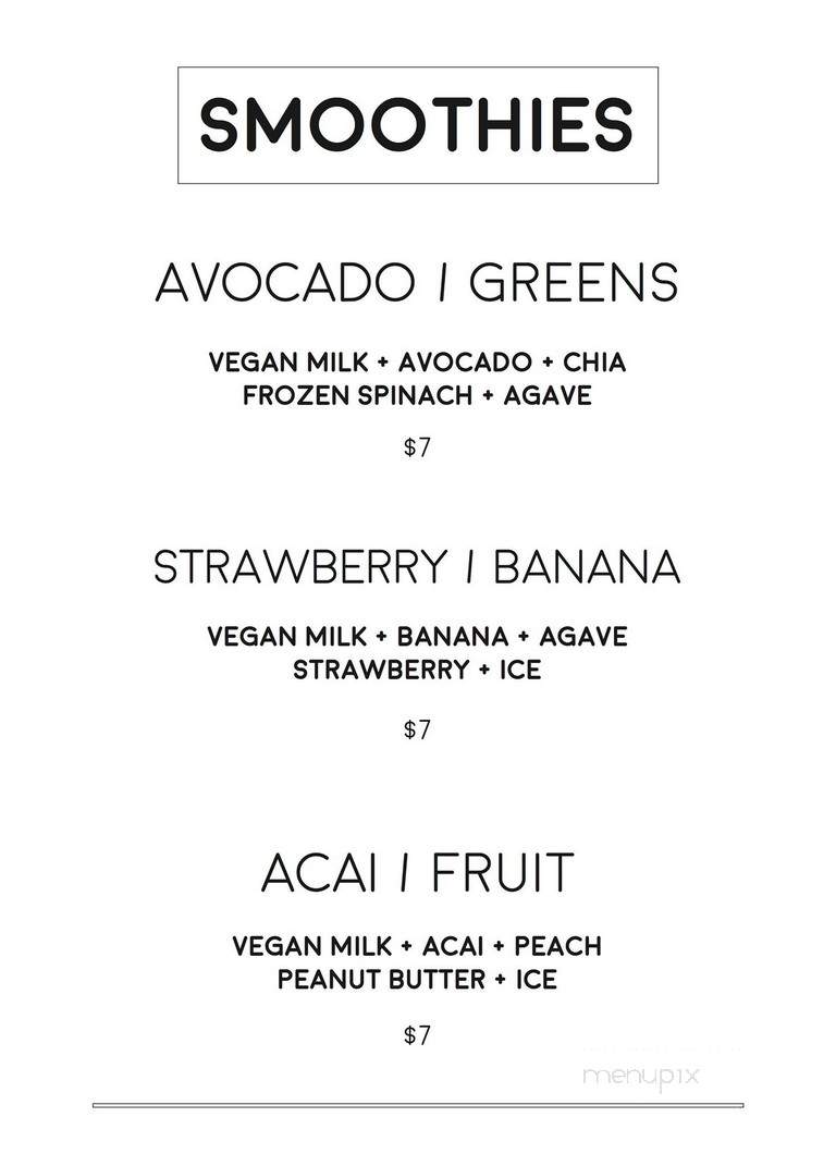 Local Yoga Cafe - West Chester, PA menu_pic