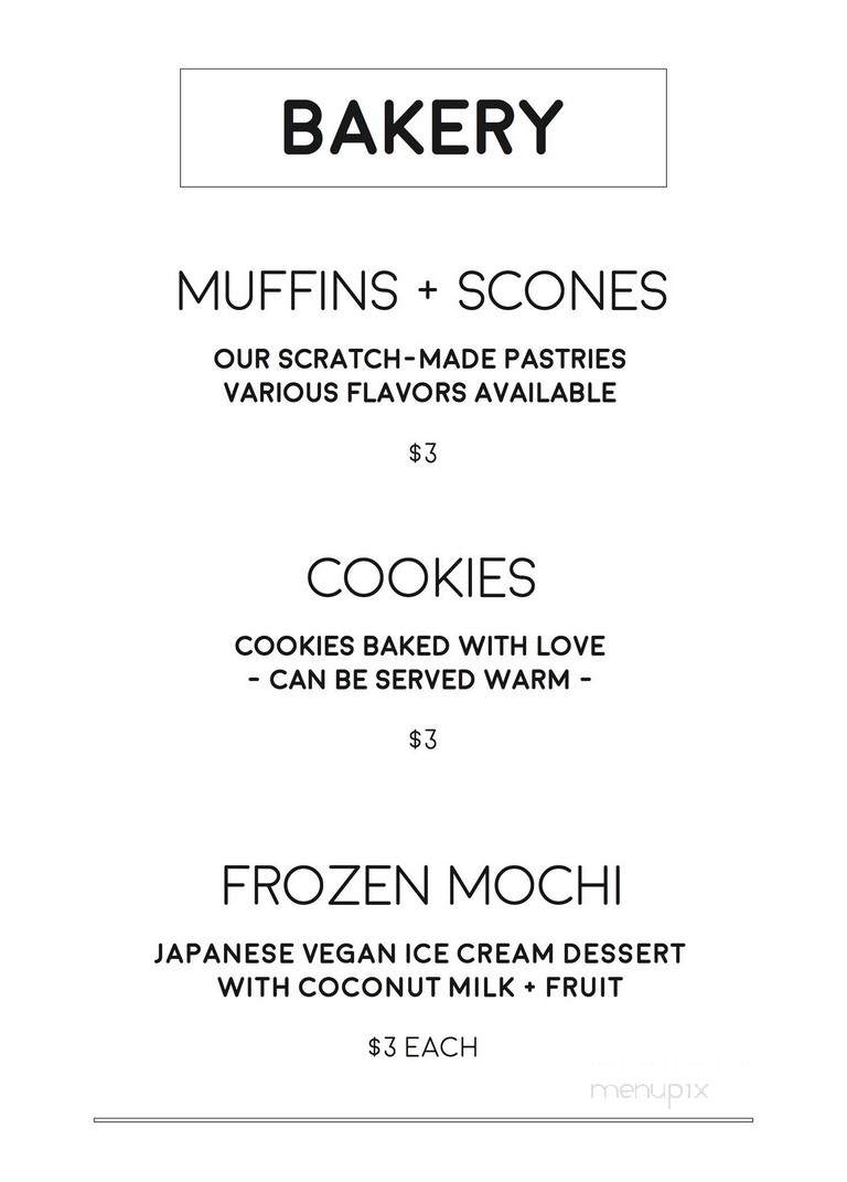 Local Yoga Cafe - West Chester, PA menu_pic