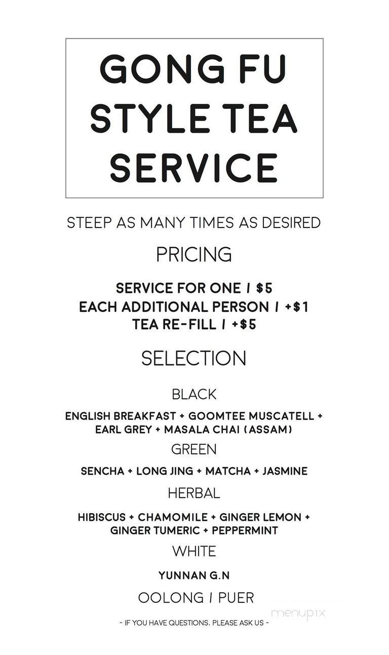 Local Yoga Cafe - West Chester, PA menu_pic