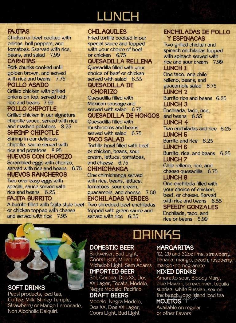 Los Amigos Mexican Restaurant - Hagerstown, MD menu_pic