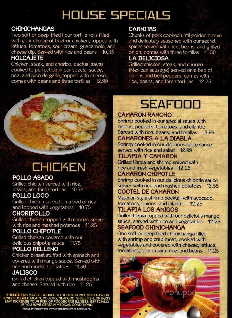 Los Amigos Mexican Restaurant - Hagerstown, MD menu_pic