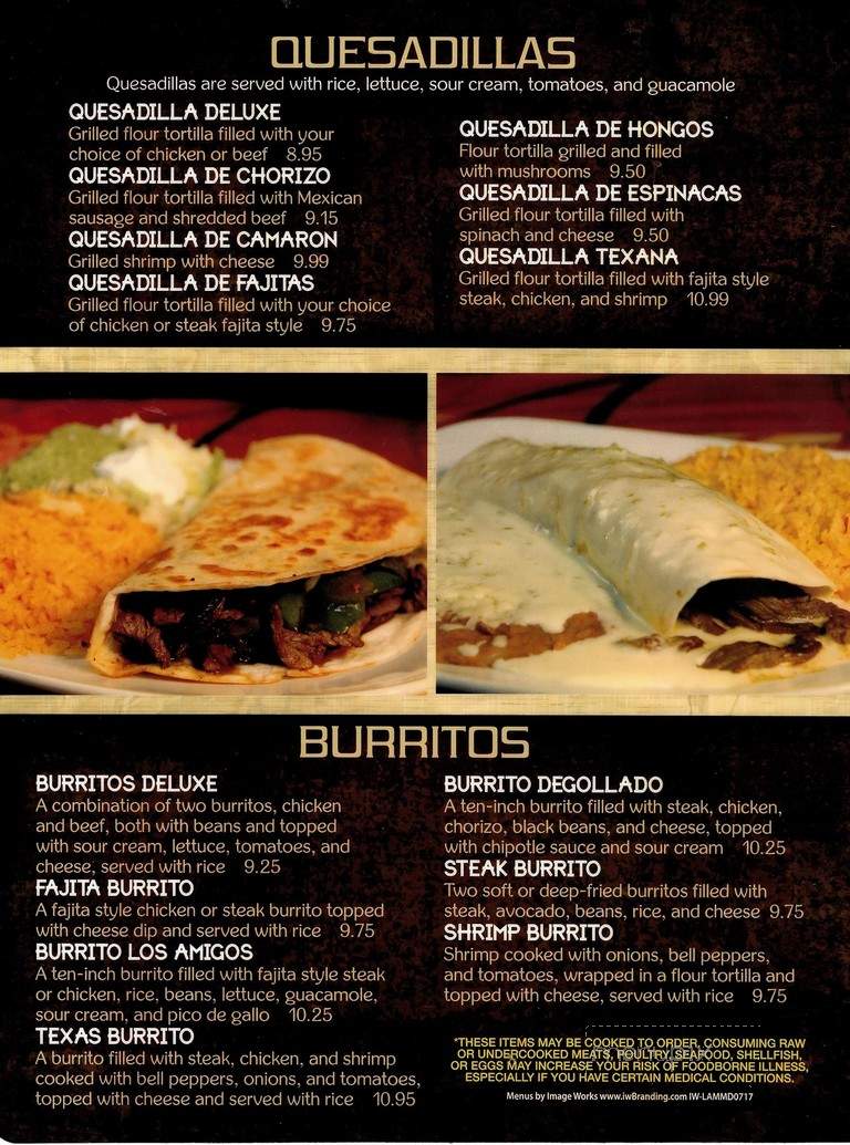 Los Amigos Mexican Restaurant - Hagerstown, MD menu_pic