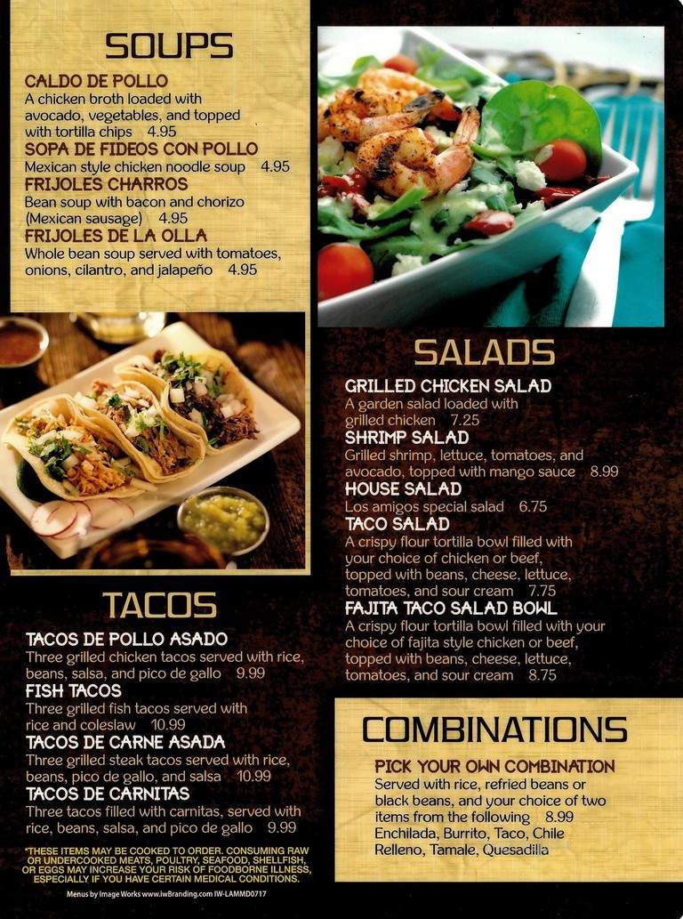 Los Amigos Mexican Restaurant - Hagerstown, MD menu_pic