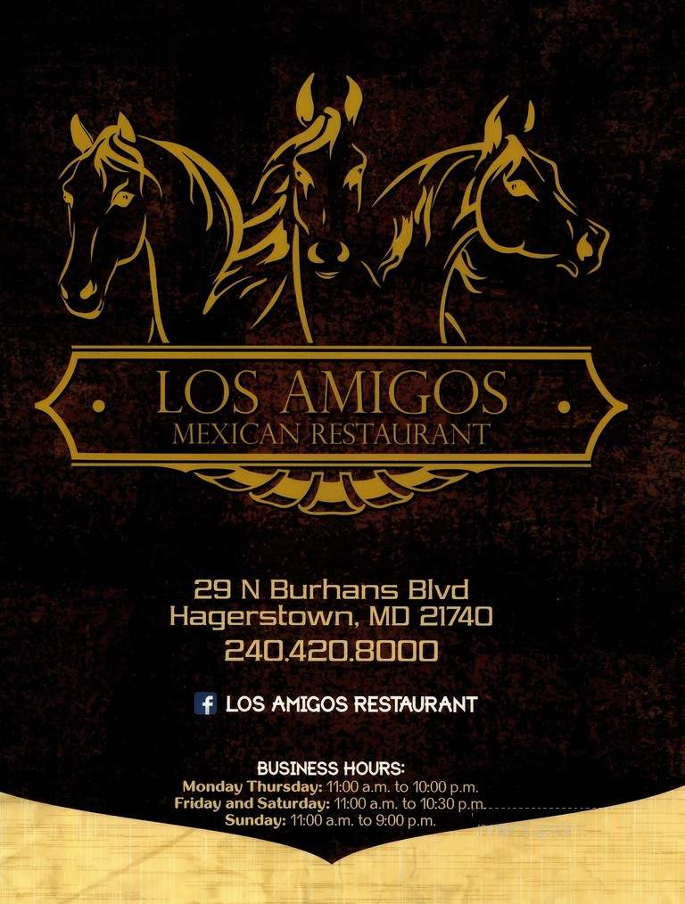 Los Amigos Mexican Restaurant - Hagerstown, MD menu_pic