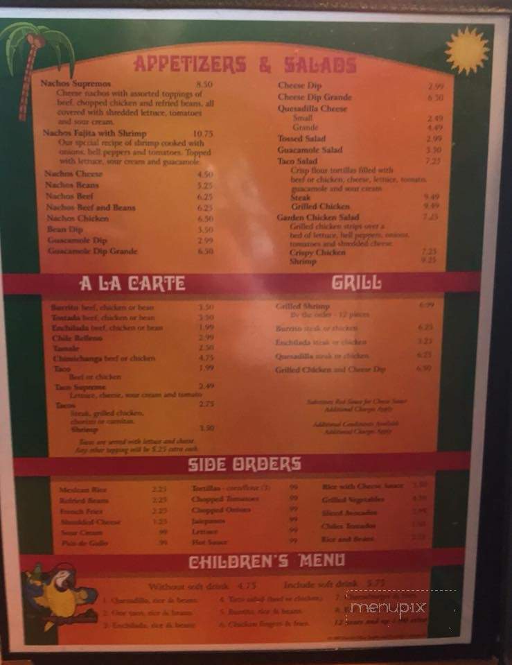 Los Caminos - Gibson City, IL menu_pic