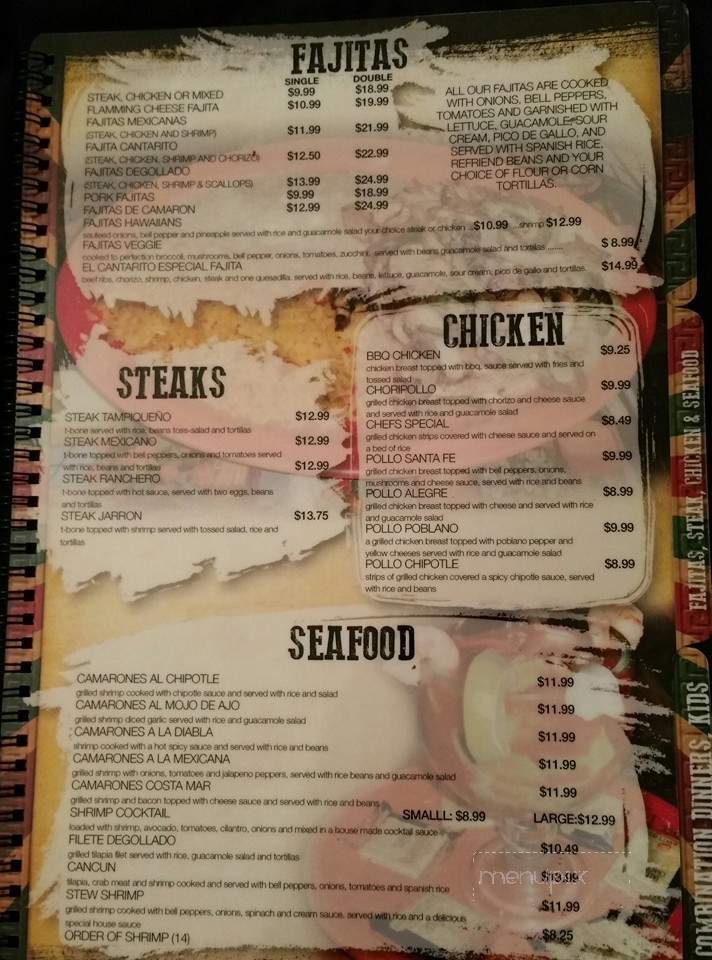Los Cantaritos Mexican Restaurant - Gallatin, TN menu_pic