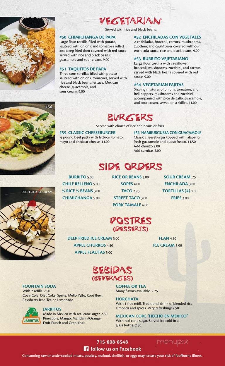 Los Habaneros - Hudson, WI menu_pic