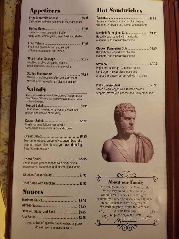 Luigis Italian Restaurant - Mattoon, IL menu_pic
