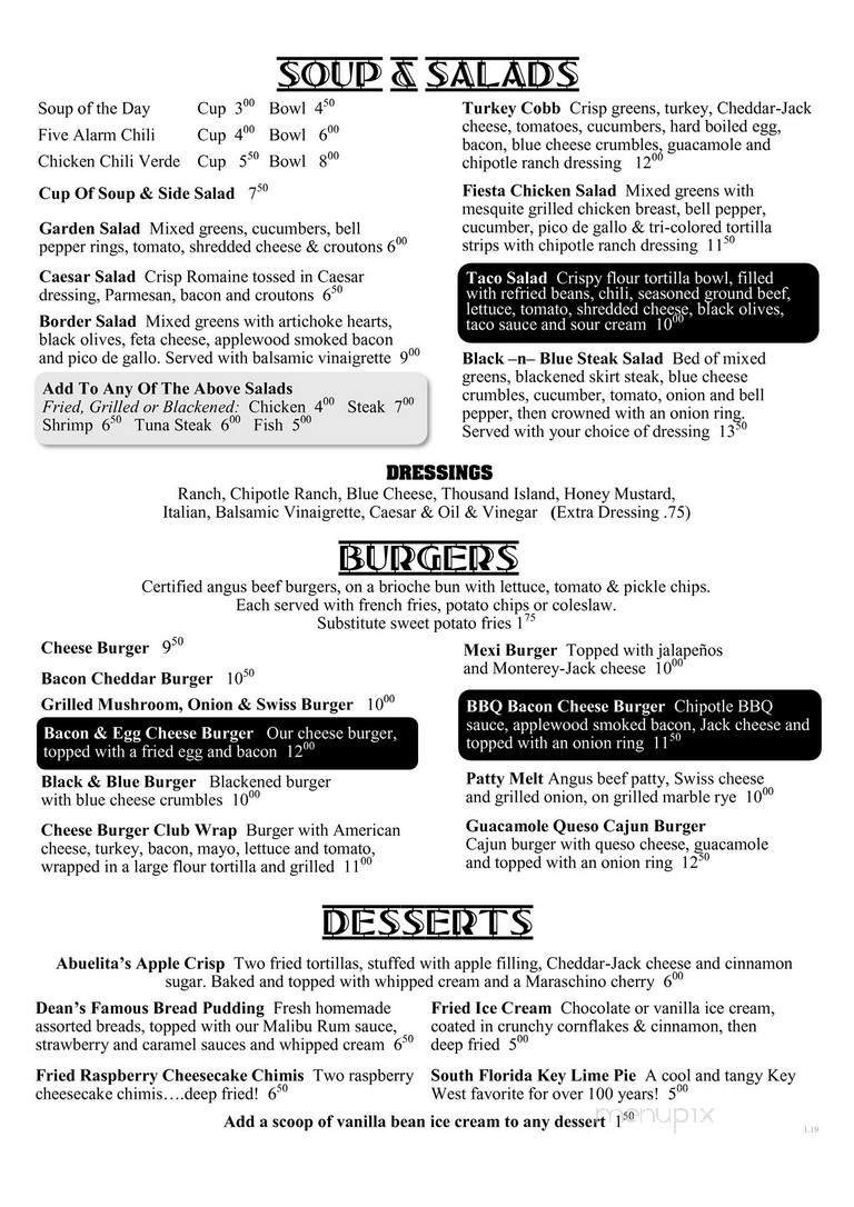 Lulu Restaurant - Punta Gorda, FL menu_pic
