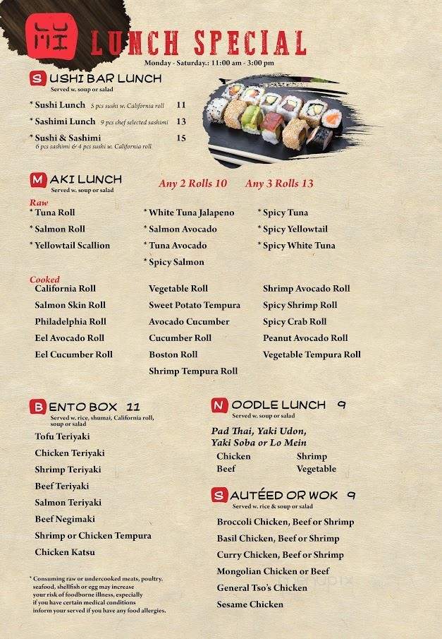 Lumi Asian Fusion - North Haven, CT menu_pic