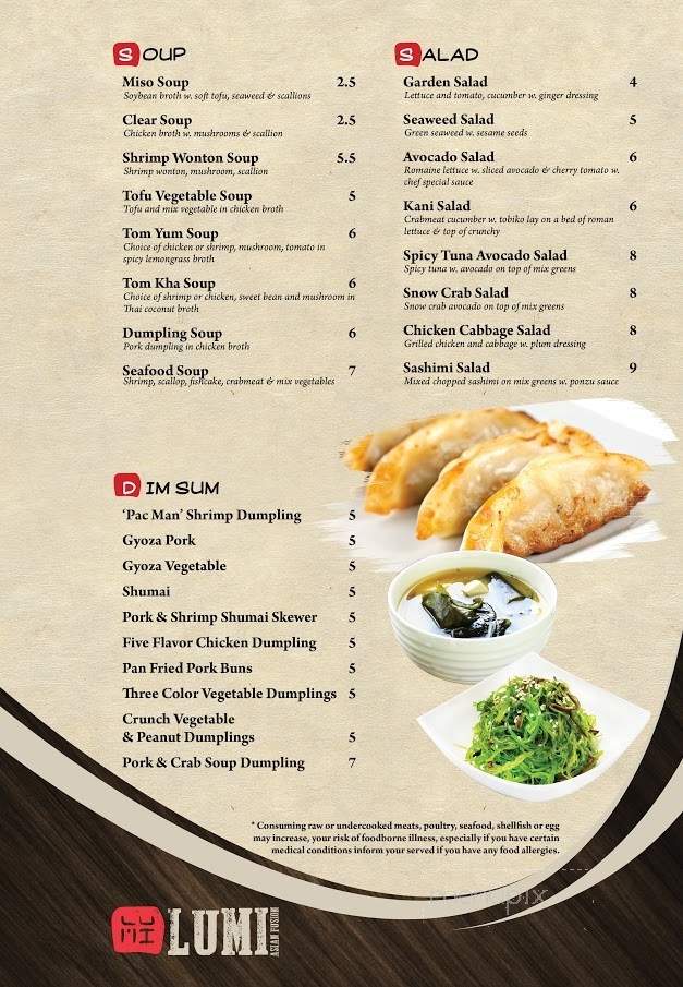 Lumi Asian Fusion - North Haven, CT menu_pic