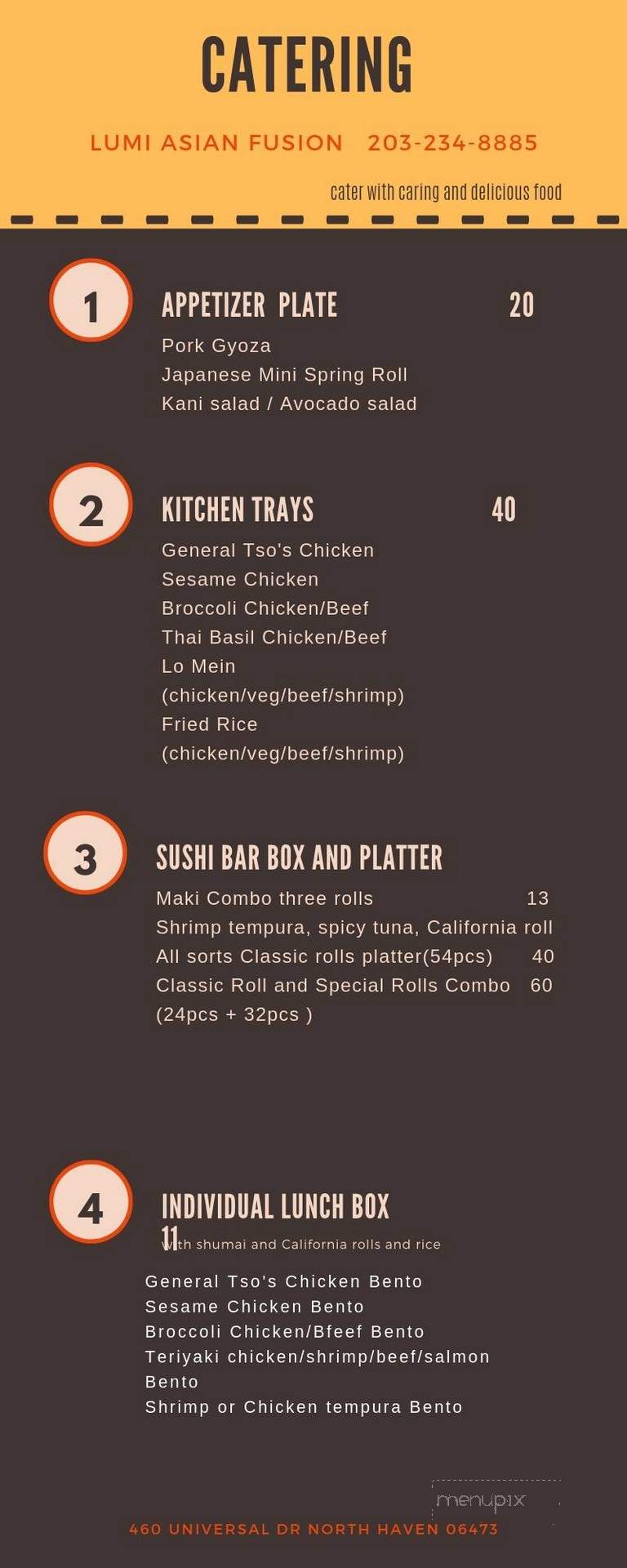 Lumi Asian Fusion - North Haven, CT menu_pic
