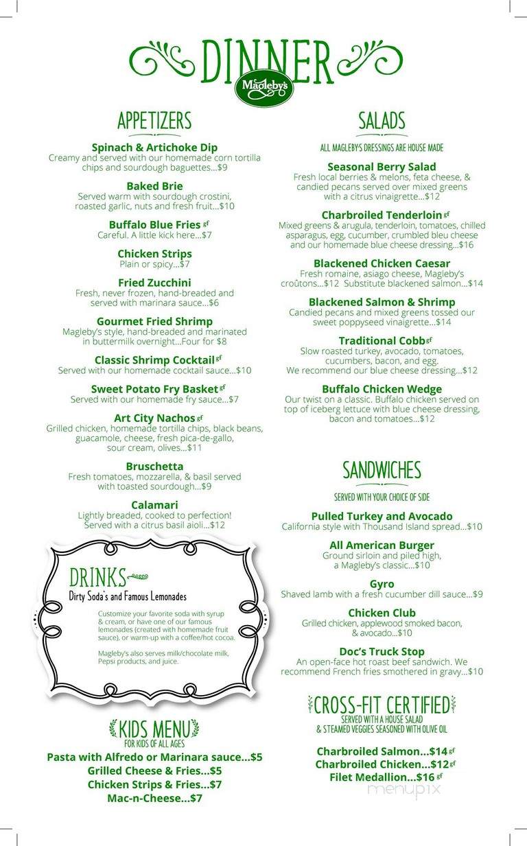 Magleby's - St. George, UT menu_pic
