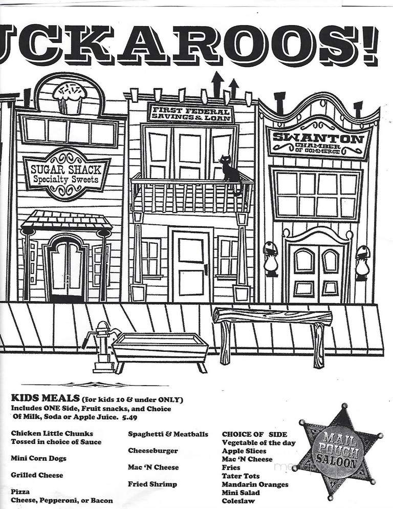Mail Pouch Saloon - Swanton, OH menu_pic