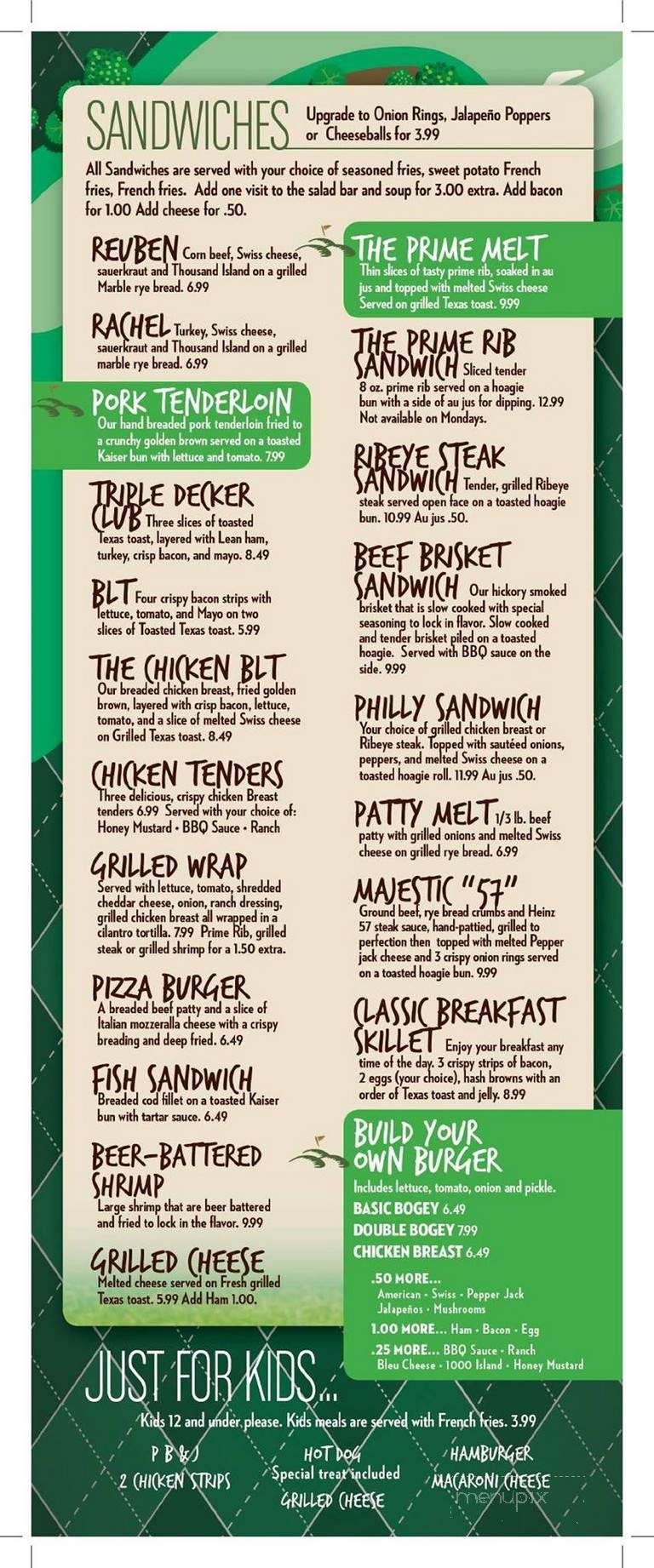 Majestic Hills Grill - Denison, IA menu_pic