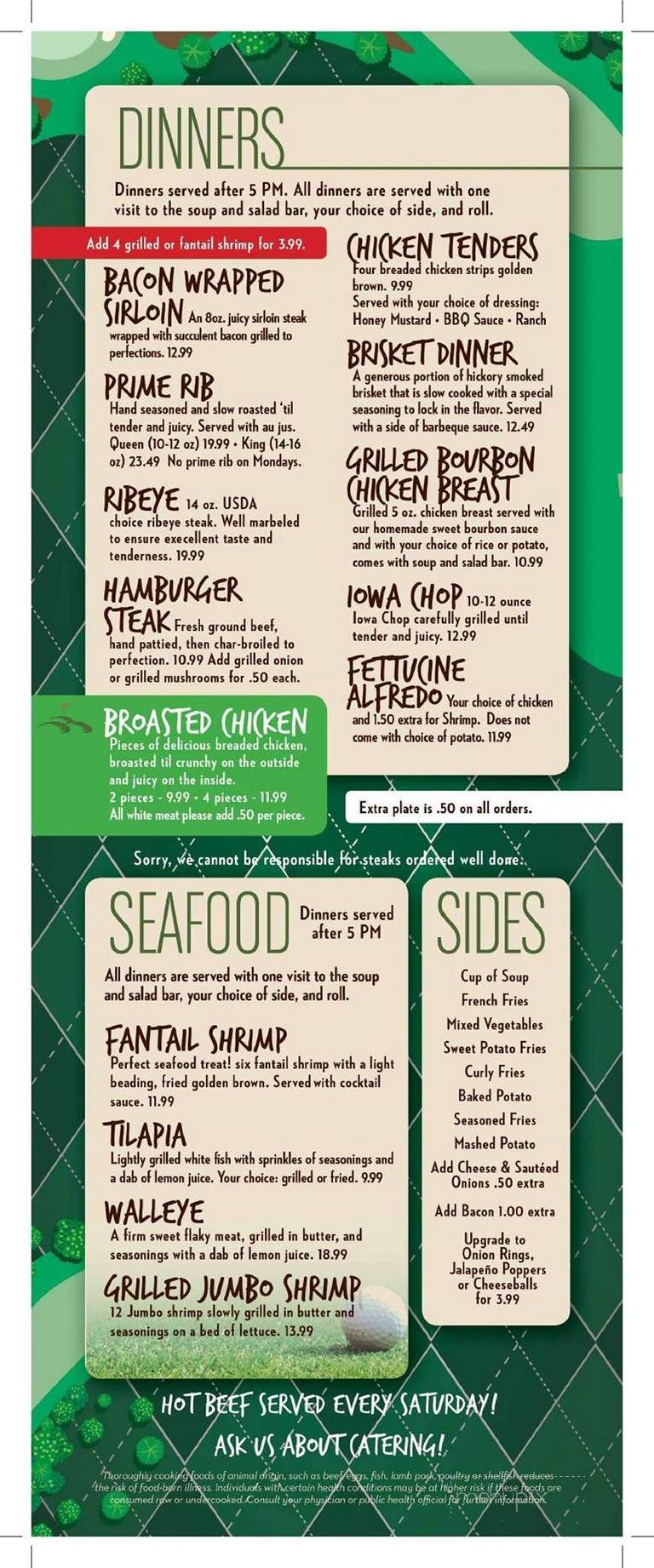 Majestic Hills Grill - Denison, IA menu_pic