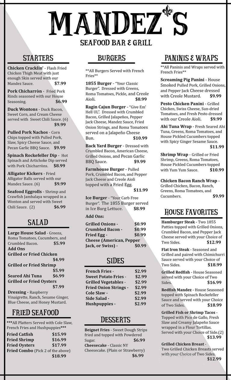 Mandez's Seafood Bar & Grill - Lafayette, LA
