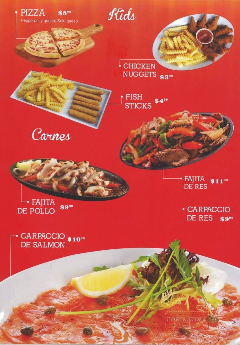 Mariscos El Culichi - Brownsville, TX menu_pic