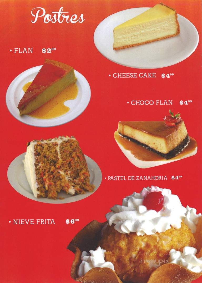 Mariscos El Culichi - Brownsville, TX menu_pic