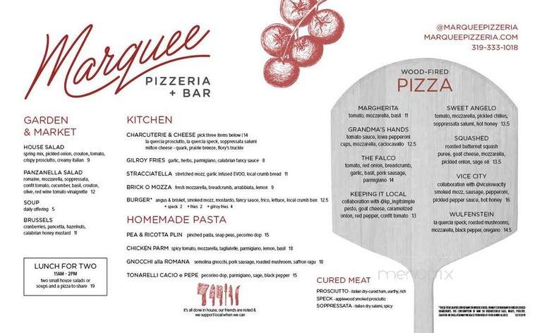 Marquee Pizzeria - Coralville, IA