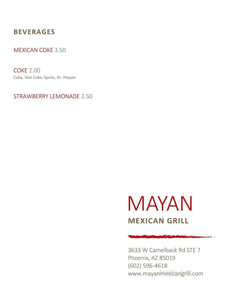 Mayan Mexican Grill - Phoenix, AZ