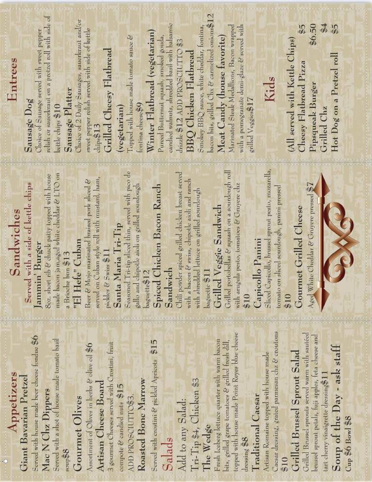 McKay's Taphouse & Beer Garden - Pleasanton, CA menu_pic