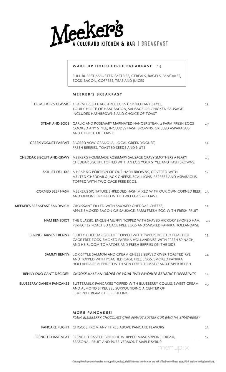 Meekers A Colorado Kitchen - Greeley, CO menu_pic