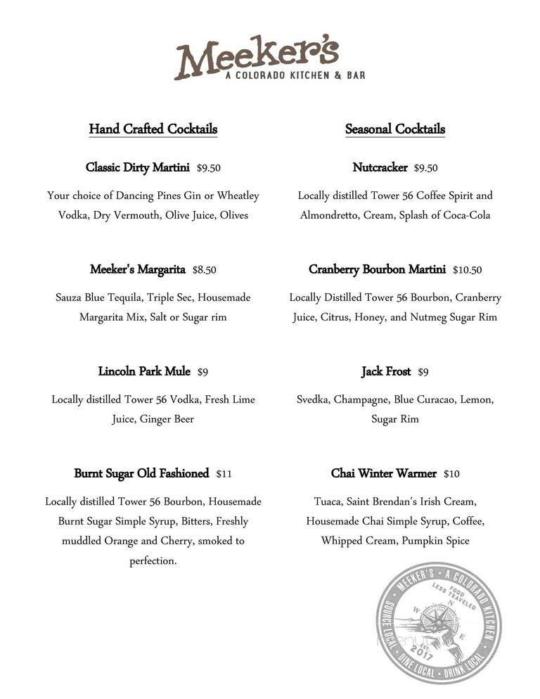 Meekers A Colorado Kitchen - Greeley, CO menu_pic