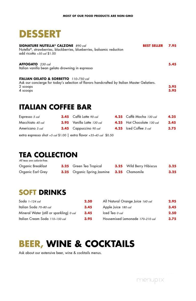 MidiCi The Neapolitan Pizza Company - White Marsh, MD menu_pic