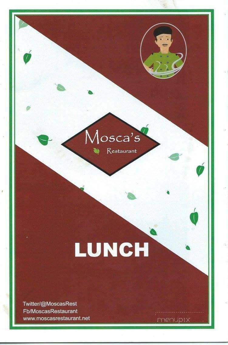 Mosca's Restaurant - Burlington, NC menu_pic