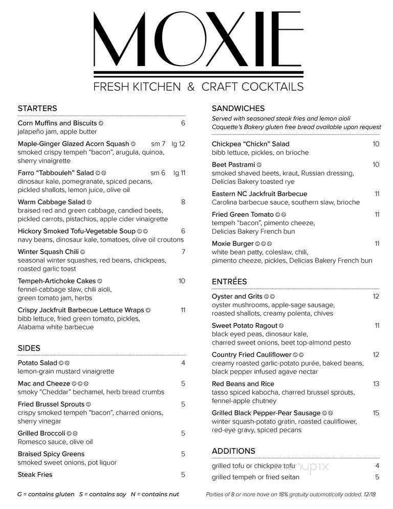 Moxie - Colorado Springs, CO menu_pic