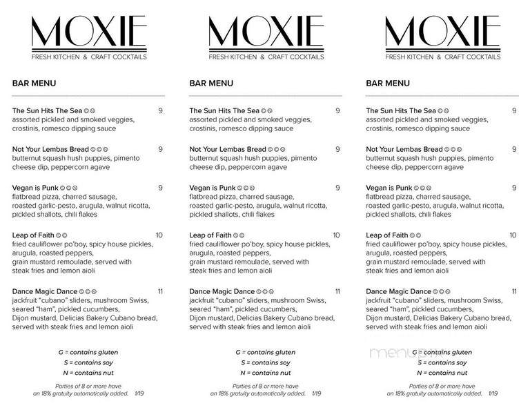 Moxie - Colorado Springs, CO menu_pic
