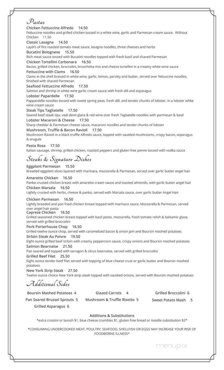 M's On 4th - Sioux City, IA menu_pic