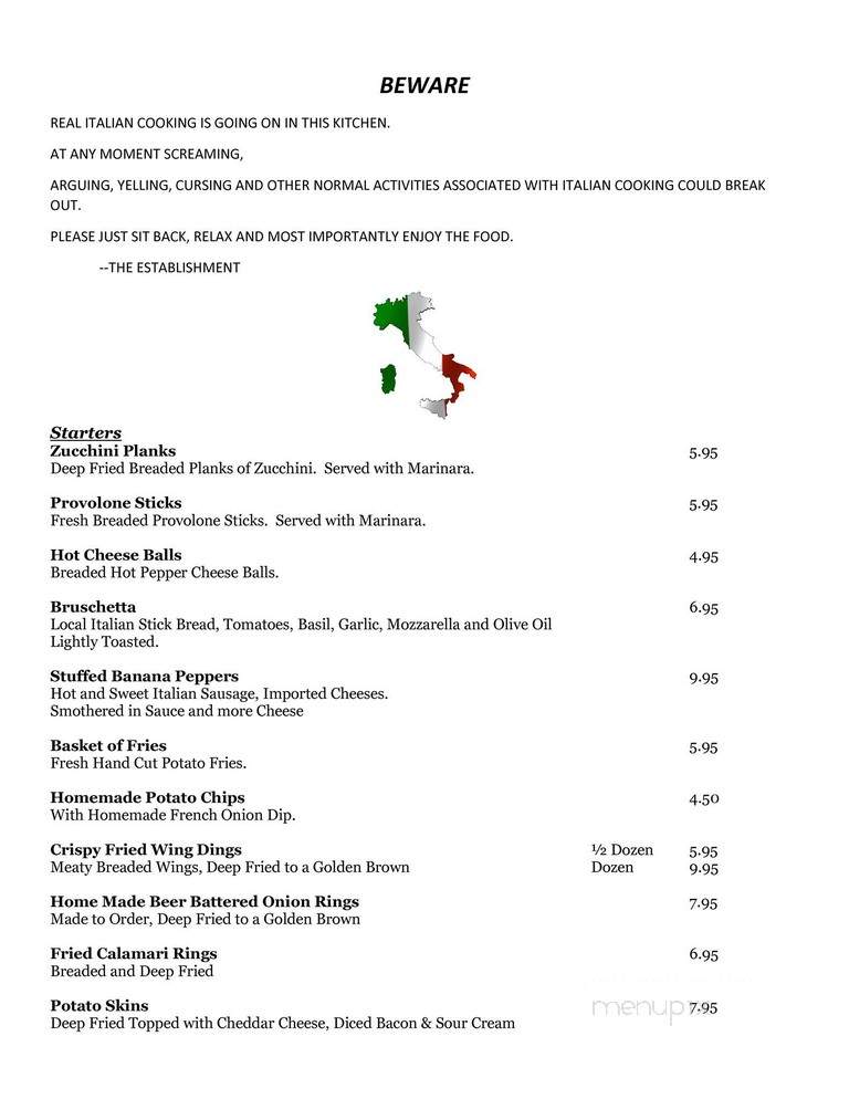 My Sister's Bistro - Greensburg, PA menu_pic