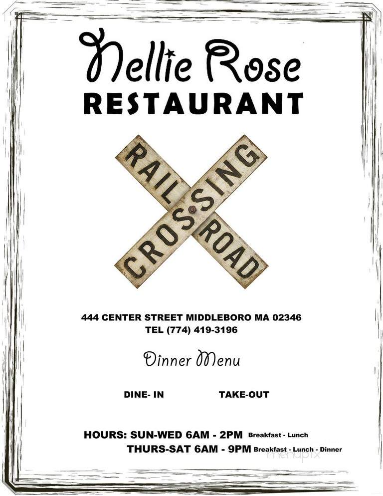 Nellie Rose Restaurant - Middleborough, MA
