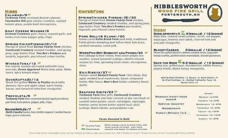 Nibblesworth - Portsmouth, NH menu_pic