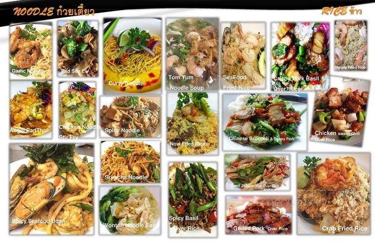 Now On 9 Thai Bistro - Valley Village, CA menu_pic