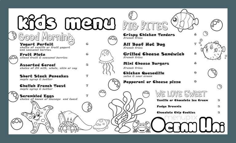 Ocean Hai - Clearwater, FL menu_pic