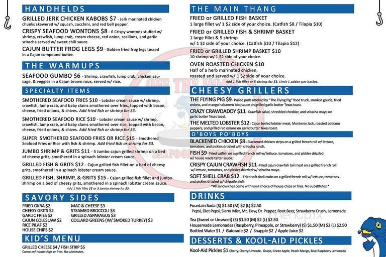 Off the Hook Seafood & More - Oklahoma City, OK menu_pic