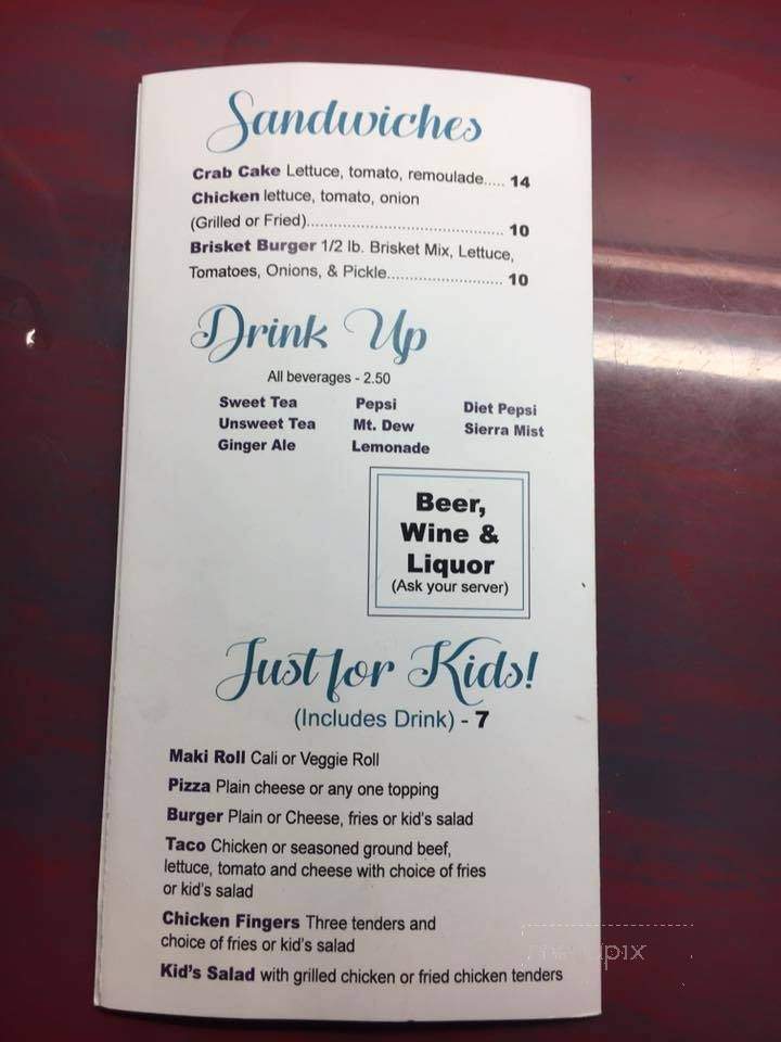 Oktopi - Pawleys Island, SC menu_pic