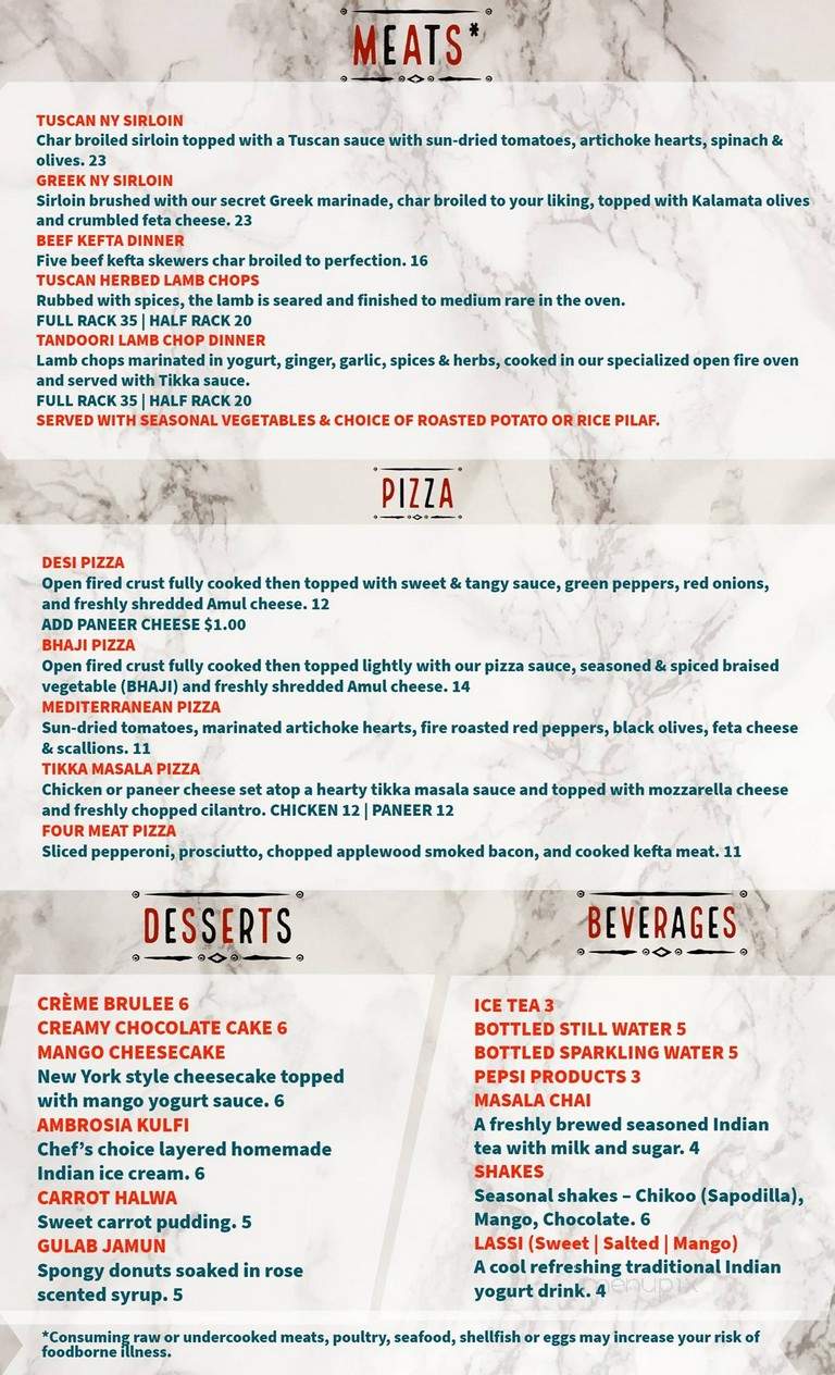 Olive & Mint - Foxborough, MA menu_pic