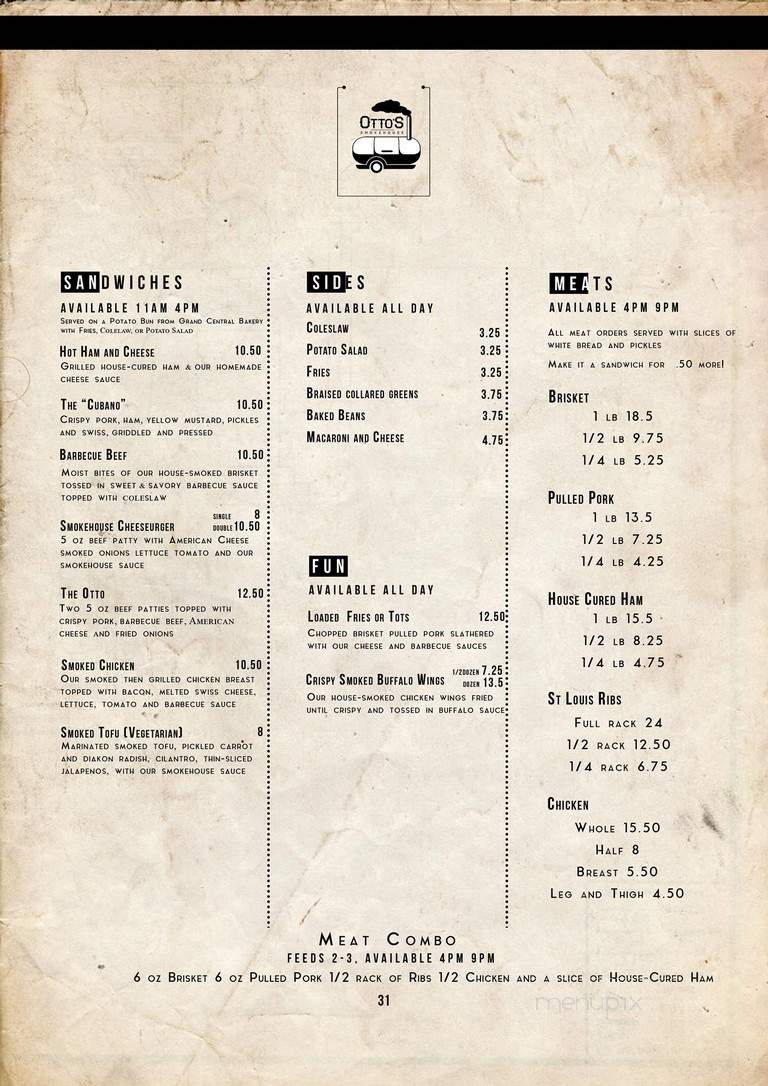 Otto's Smokehouse - Seattle, WA