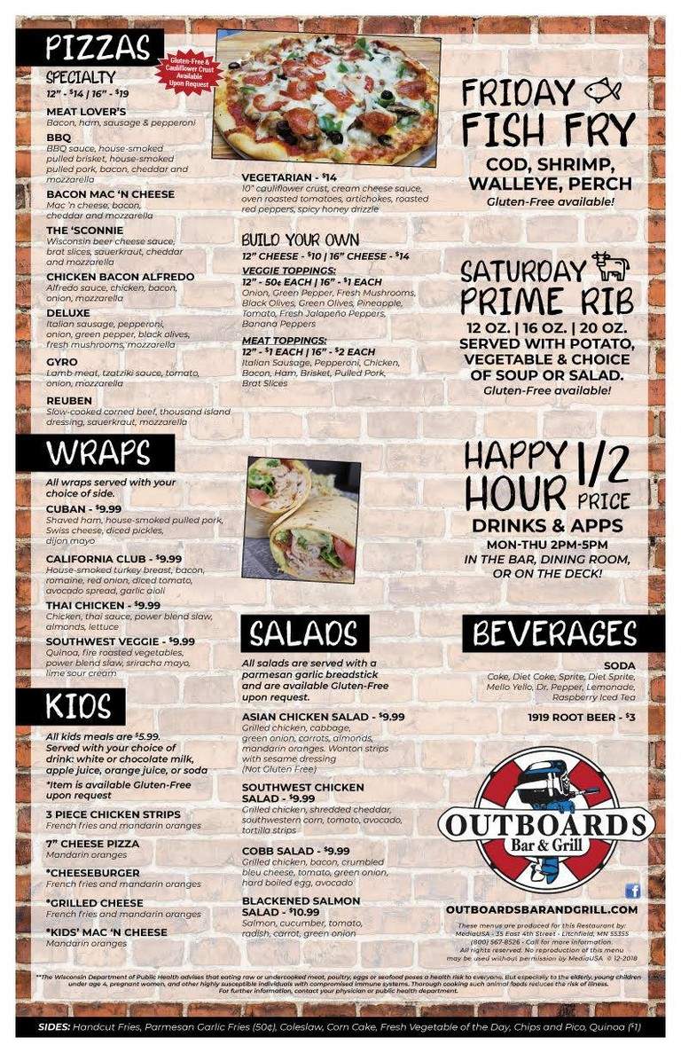 Outboard's Bar & Grill - Tomahawk, WI