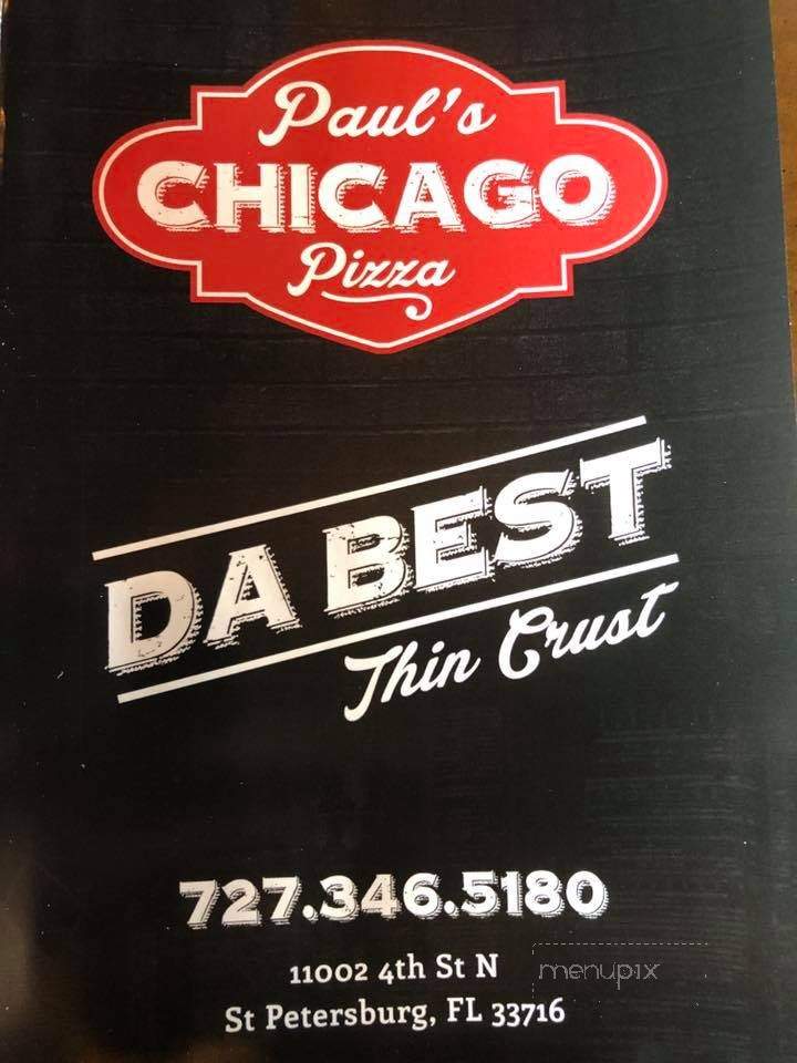 Paul's Chicago Pizza - Saint Petersburg, FL