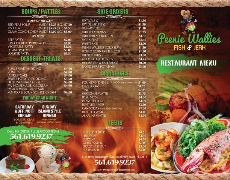 Peenie Wallies Fish And Jerk - Royal Palm Beach, FL menu_pic